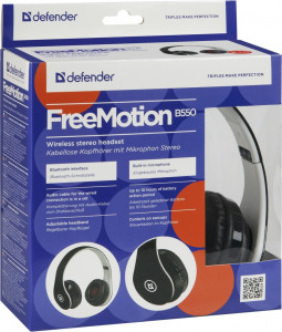    Bluetooth Defender FreeMotion B550 Black (63550) 3