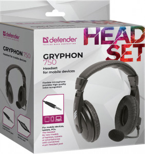    Defender Gryphon 750 Black, 4-pin,  2  (63755) 7