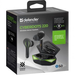  Defender CyberDots 220 TWS Black (63220) 10