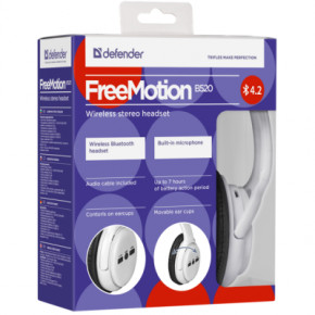  Defender FreeMotion B520 Bluetooth White (63521) 5