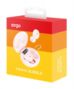 Bluetooth- Ergo BS-520 Twins Bubble Pink 10