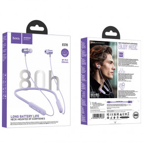 Bluetooth  Hoco ES70 Armour neck-mounted Purple 3