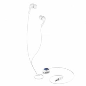  Hoco M68 Easy clip Telescopic earphones White