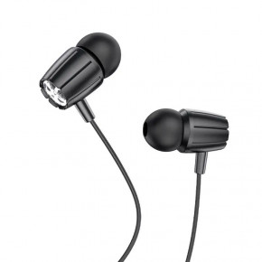  Hoco M88 Graceful universal earphones with mic Black 4