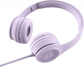  Hoco W21 Graceful charm wire control headphones Purple