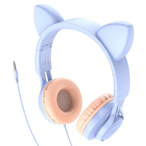  Hoco W36 Cat ear Dream Blue 3