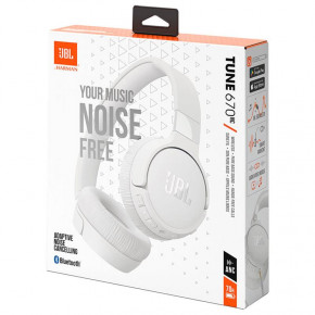 Bluetooth- JBL Tune 670 NC White (JBLT670NCWHT) 10