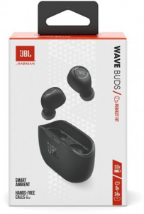 Bluetooth- JBL Wave Buds Black (JBLWBUDSBLK) 10