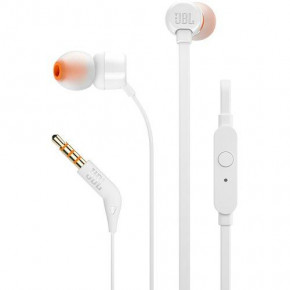  JBL T110 Mic White (JBLT110WHT)