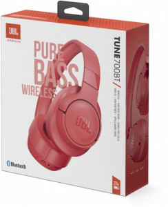    Bluetooth JBL Tune 700BT Coral Orange (JBLT700BTCOR) 3