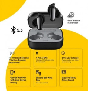 Realme Buds Air 3S Carbon Black 6