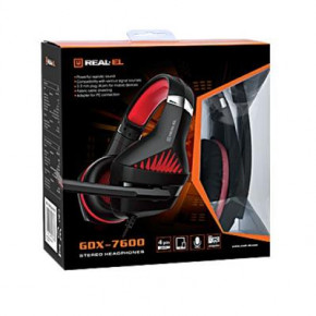  REAL-EL GDX-7600 Bblack-Red 8