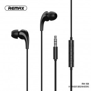  Remax Music Call Wired RW-108 black (11957)