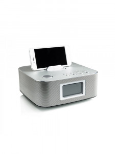 Bluetooth  Remax RB-H3 3  1 BT3.0 Speaker with Alarm Clock Silver 3