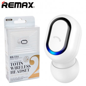 Bluetooth  Remax RB-T31 white 3