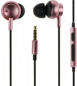  Rock Mubow Stereo Earphone Rose Gold