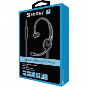    Sandberg USB Office Headset Pro Mono (126-14) 4