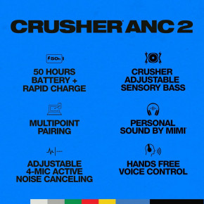 ��������� � ��������� SkullCandy BT Crusher ANC 2 True Black (S6CAW-R740) 5
