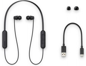    Bluetooth Sony WI-C200B Black (WIC200B.CE7) 4