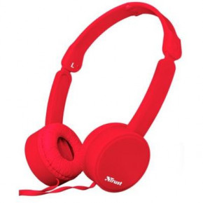  Trust Nano On-Ear Mic Red (23105)