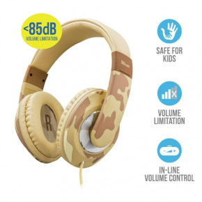  Trust Sonin Kids Over-Ear Desert Camo (JN6322204) 4