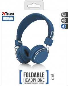  Trust Ziva On-Ear Mic Blue 8