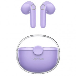  Usams BU12 TWS Bluetooth 5.1 Purple (BHUBU02)