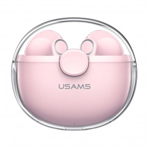  Usams BU12 TWS Bluetooth 5.1 Pink (BHUBU04)