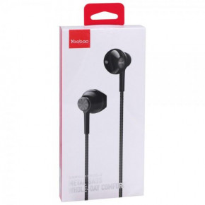  Yoobao YBL2 Wire Earphone Black (BS-000068150)