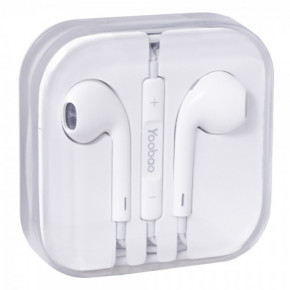  Yoobao YBL4 Wire Earphone White (BS-000068148)