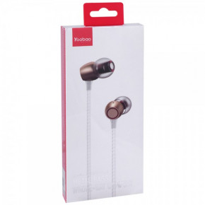  Yoobao YBL3 Wire Earphone Gold (BS-000068149) 3