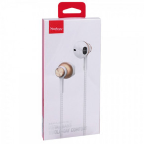  Yoobao YBL2 Wire Earphone Gold (BS-000068150) 3