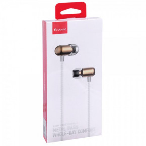  Yoobao YBL1 Wire Earphone Gold (BS-000068151)