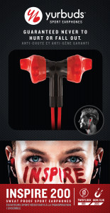   Yurbuds Inspire 200 Black/Red (YBIMINSP02RNB) 3