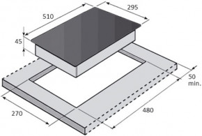   Fabiano Domino FHG 16-2 VGH Black Glass 5