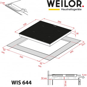   Weilor WIS 644 Black 9