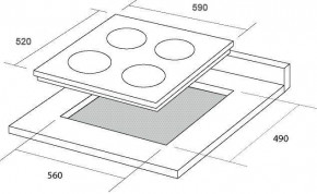   Borgio 6170-15 FFD (White glass) 4