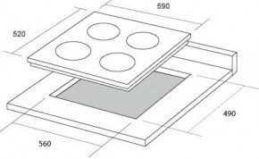    Borgio 6270-17 (White Glass) (WY36dnd-260350) 4