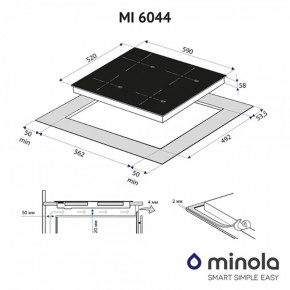   Minola MI 6044 GW 6