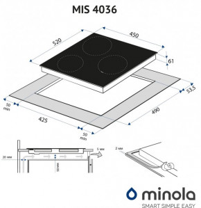    Minola MIS 4036 KWH 9