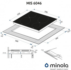    Minola MIS 6046 KBL 7