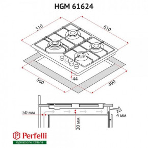   Perfelli HGM 61624 WH 9