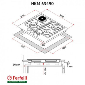   Perfelli HKM 63490 WH 9