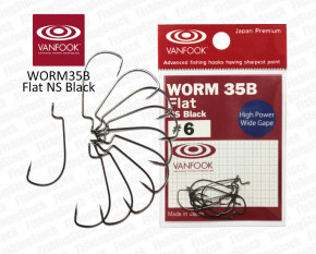  Vanfook  WORM35B Flat NS Black 02 8 