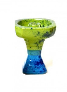  GrynBowls Hexagedron GreenBlue