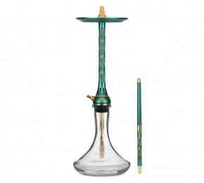  Blade Hookah One M Green Gold  