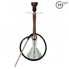  Geometry Hookah BB Y-Atom Brown  Candy Clear