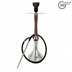  Geometry Hookah BB Y-Atom Brown  Craft Clear