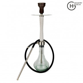  Geometry Hookah BB Y-Atom White  Drop Clear