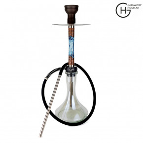  Geometry Hookah LB Stab Brown  Craft Clear